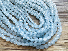 Load image into Gallery viewer, Vintage 11 Strand Light Blue Breeze Beaded Necklace jewelry, beaded chunky statement necklace, aqua bridesmaid necklace, bridal jewelry