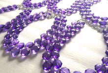 Load image into Gallery viewer, Set of 2 Bridesmaid Necklaces - choice of 12 colors! Multi Color Acrylic Faceted Chunky Statement Bib Necklaces Jewelry Sets Wedding