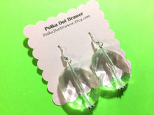 Load image into Gallery viewer, Clear Crystal Statement Necklace - Faceted Oval Beaded Everyday neutral jewelry - silver accents chunky bib necklace