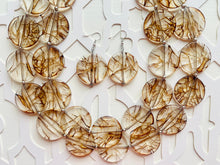 Load image into Gallery viewer, Tree of Life Jewelry, Chocolate Mocha Necklace, Double strand brown jewelry, big beaded bib chunky statement necklace, chunky bib branches