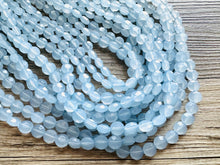 Load image into Gallery viewer, Vintage 11 Strand Light Blue Breeze Beaded Necklace jewelry, beaded chunky statement necklace, aqua bridesmaid necklace, bridal jewelry