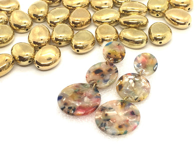 Tortoise Shell Rainbow dangle stud earrings, geometric earrings, tortoise jewelry, gray earrings, gold jewelry, colorful drop earrings