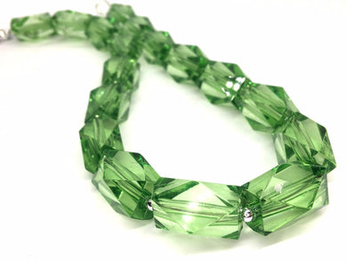 Dark Green Single Strand Big Beaded Statement Necklace, green Jewelry, green beaded necklace, green beaded necklace, bridesmaid necklace