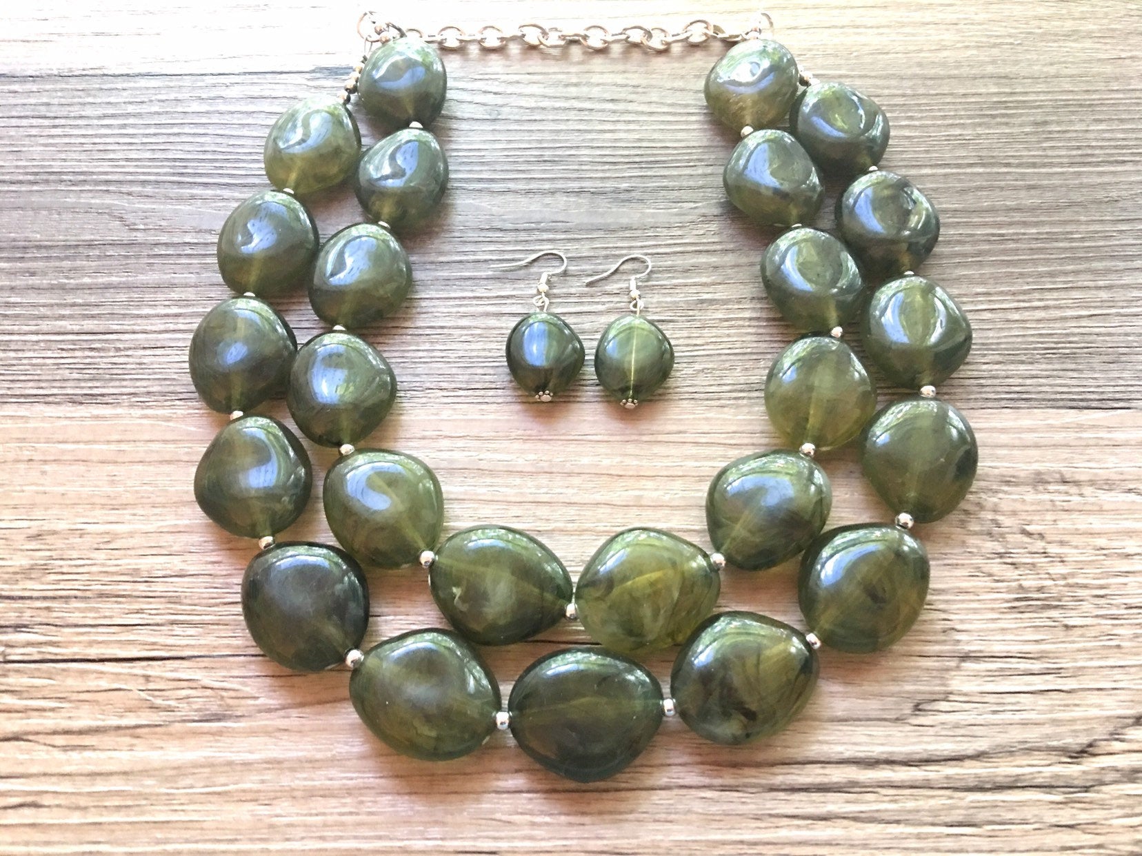 Army green clearance jewelry