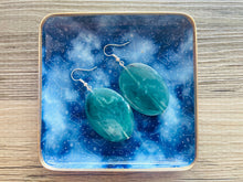 Load image into Gallery viewer, Pink Green &amp; Blue Chunky Statement Necklace, Big beaded jewelry, multi strand Statement Necklace, royal blush emerald jewelry earrings