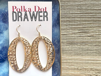 Gold Filigree earrings, round statement earrings metal jewelry, gold geometric earrings pierced dangle drop chunky shiny gold metal brass