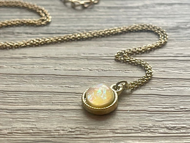 Pendant Crystal Statement Necklace, yellow hologram layering necklace, charm Jewelry marigold honey butter gold vintage chunky bridesmaid