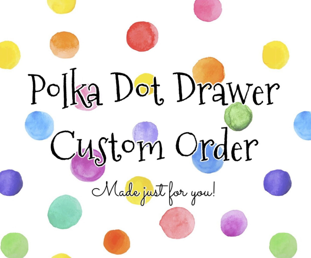 Custom Order for keith