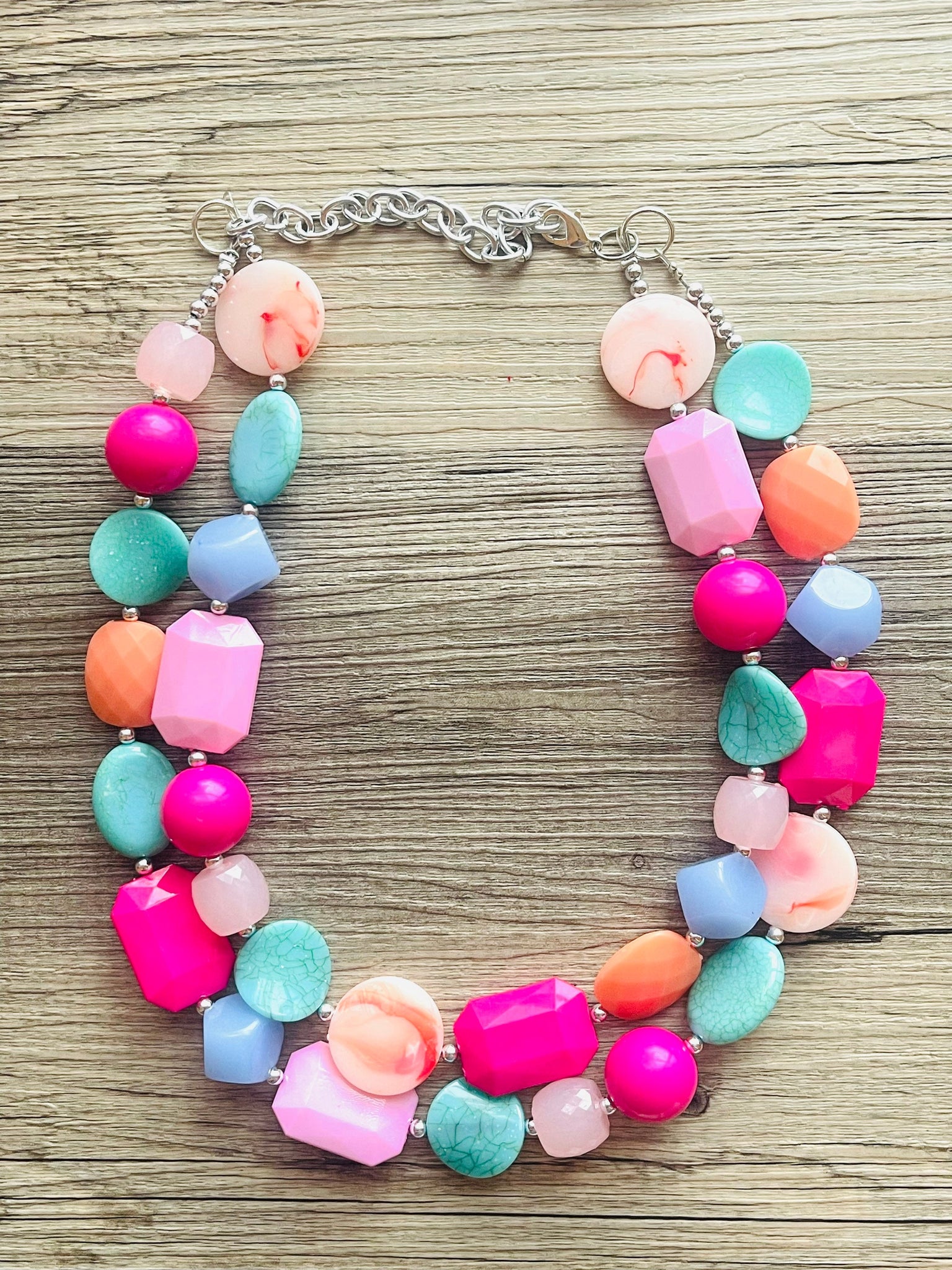 Retro Pink Statement Necklace | Rathana Suy | Flickr