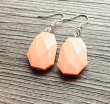 Load image into Gallery viewer, Peach Bellini Double Layer Statement Necklace , chunky silver jewelry, 2 strand pink peach jewelry, Statement Necklace gold beaded