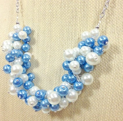 DIY Elegant Pearl Cluster Necklace | iCreativeIdeas.com | Самодельное  ожерелье, Как делать ожерелье, Бисерные украшения