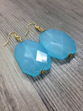 Load image into Gallery viewer, Gem Drop Pendant earrings - your choice of color and hardware!