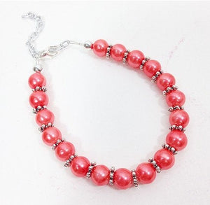 Coral Jewelry Set - necklace, bracelet, earrings, bridesmaids - bridesmaid jewelry or everyday set!